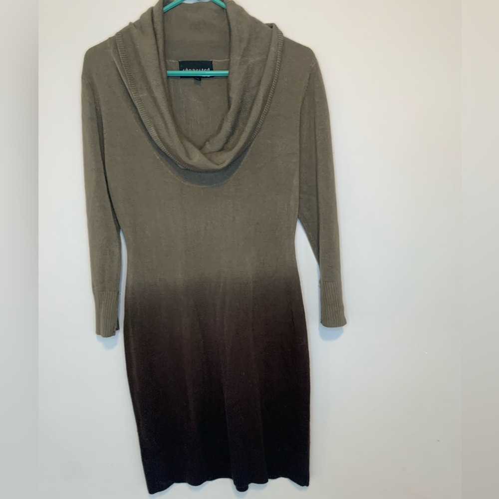 Connected Apparel Women’s Ombré Sweater Dress Size Medium